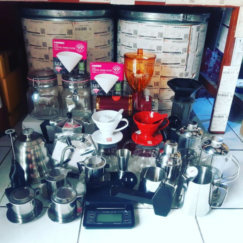 paket komplit alat kopi