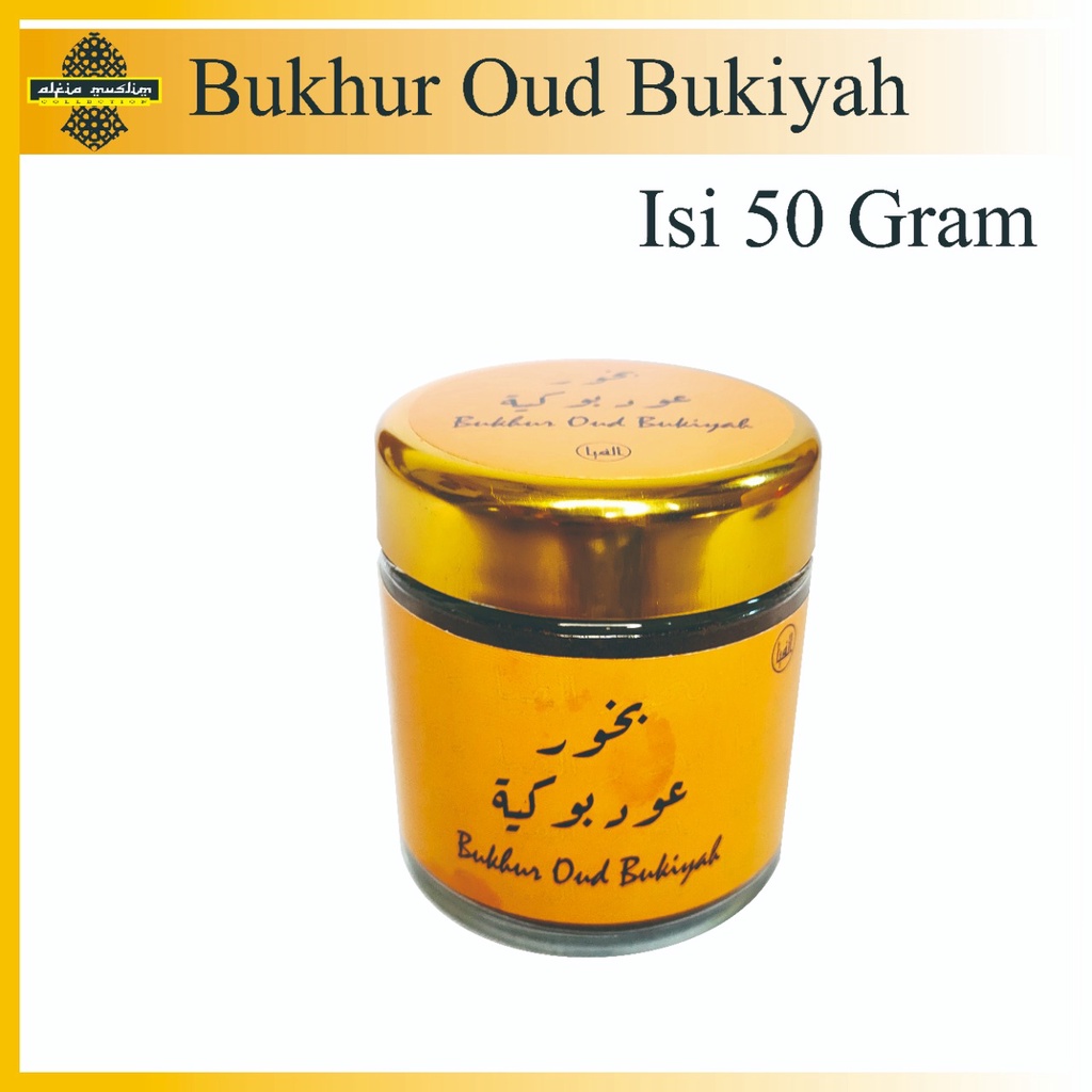 Buhur Oud Alfia Bukhur Oud Dupa Wangi Bakhoor Aromaterapi &amp; Pengharum Ruangan Isi 50 Gram