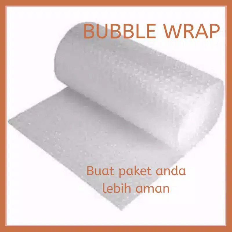 

EXTRA BUBBLE WRAP EXTRA TAMBAHAN AMAN TIDAK MUDAH RUSAK