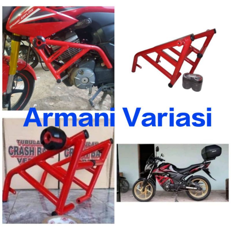 Jual Tubular Honda Verza Plus Jalu Slider Agna Crashbar Verza Lama Plus Jalu Slider Agna