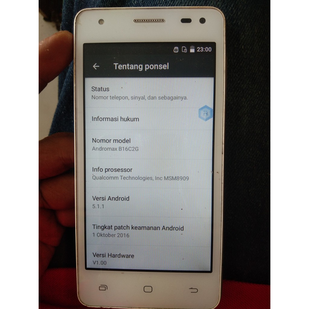 mesin andromax e2 plus aka B16C2g