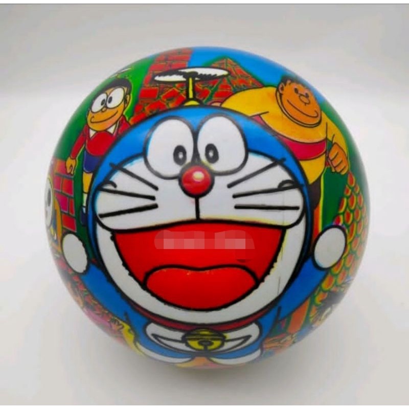 Bola Karet Karakter Doraemon / Mainan Bola Karet SNI