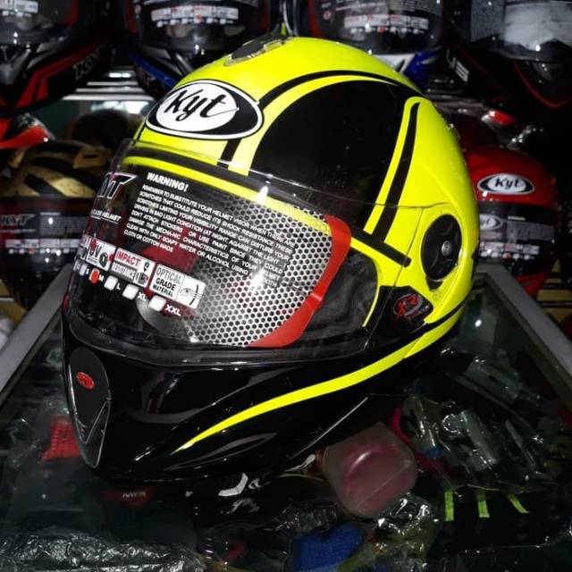 Jual Helm KYT X Rocket 2 Yellow stabillo Shopee Indonesia