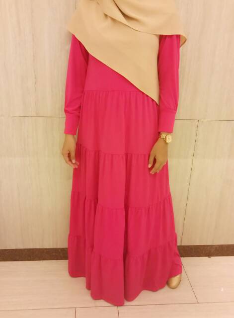 Gamis Jersey Premium Babydoll by Almeera