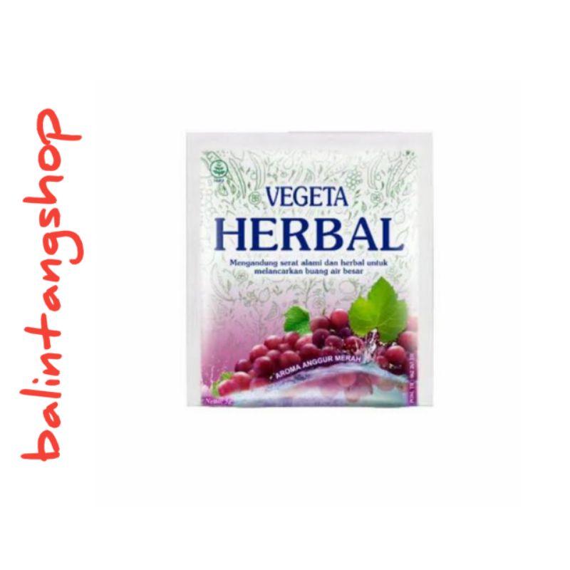 

1 PAK VEGETA HERBAL RASA ANGGUR 5 GRAM / VEGETA HERBAL SACHET / JUAL PAK