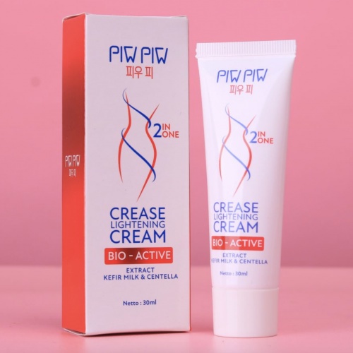 Piw Piw Crease Lightening Cream PiwPiw Krim Pemutih Pencerah Ketiak Selangkangan Lipatan Kulit Ampuh Halal BPOM