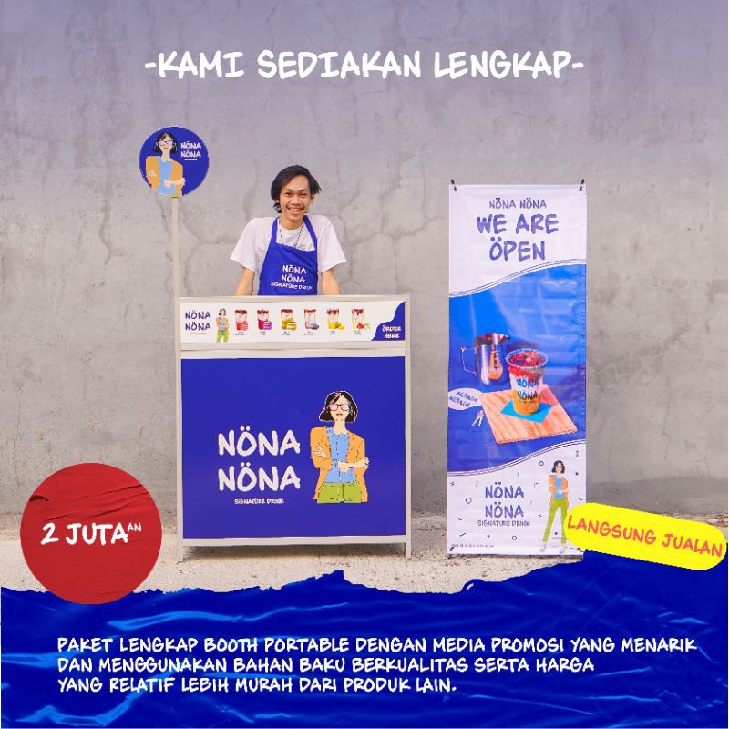

Franchise Nona Nona Signature Drink | Paket Nona Tanpa Booth
