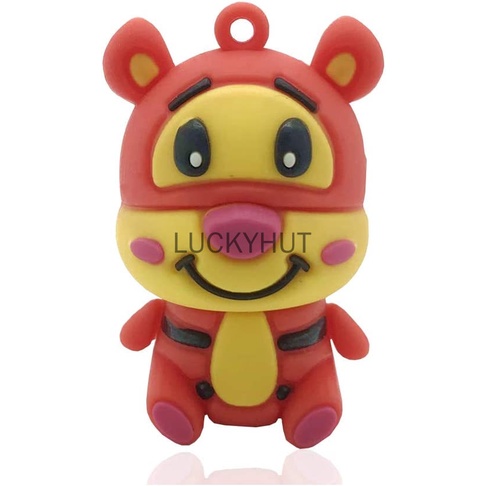 Pink Pendrive Flashdisk Usb 2.0 8gb 16gb 32gb 64gb 128gb 1TB 2TB 1GB Bentuk Kepala Harimau Lucu