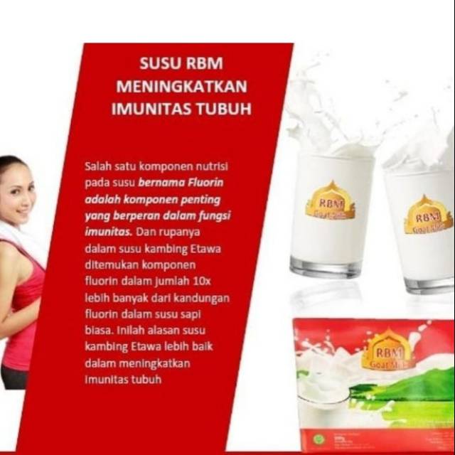 

Susu Kambing etawa RBM Goat Milk