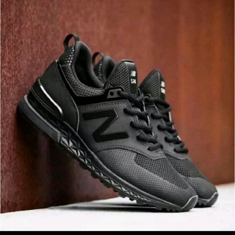 Sepatu Pria New Balance 574 Full black