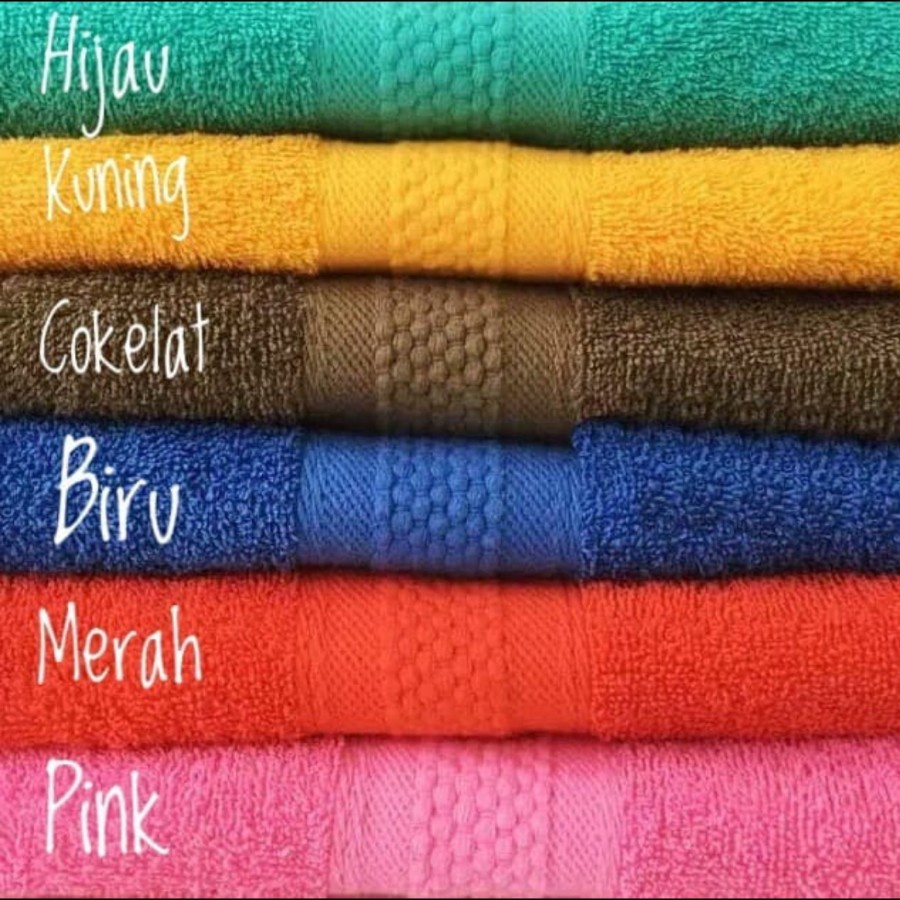 Handuk Bayi  lembut halus  handuk polos bayi Mutia