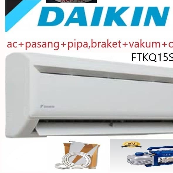 AC DAIKIN 1/2 PK FTKQ15UVM4 (Unit AC Saja)