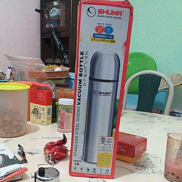 Shuma 1 Liter Vacuum Flask - Termos Air Panas Dingin 1000 Ml