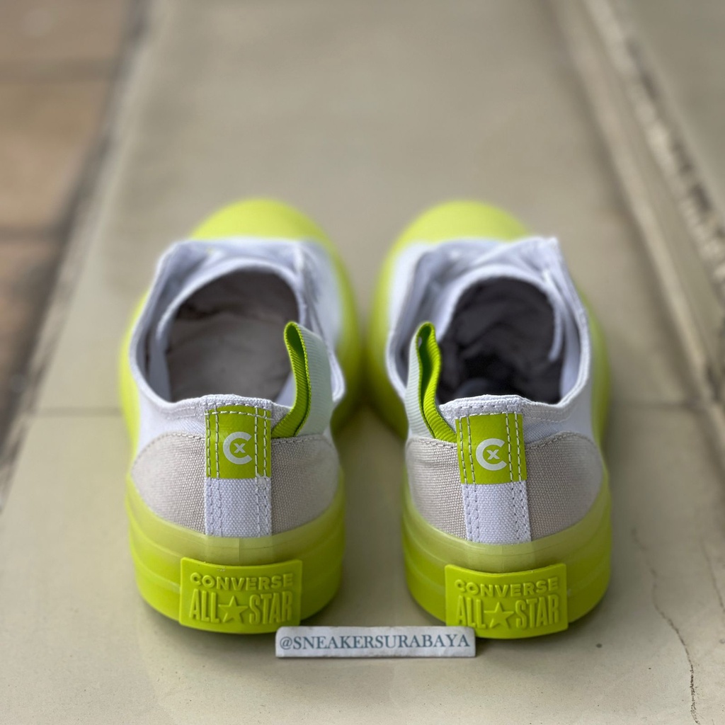 Converse CTAS Cx Ox White Pale Putty Lime Twist