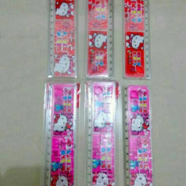 

Penggaris 15cm Hello Kitty ada Mainan