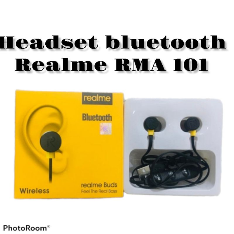 Headset hansfree earphone Bluetooth Realme RMA101 Realme Buds RM 101