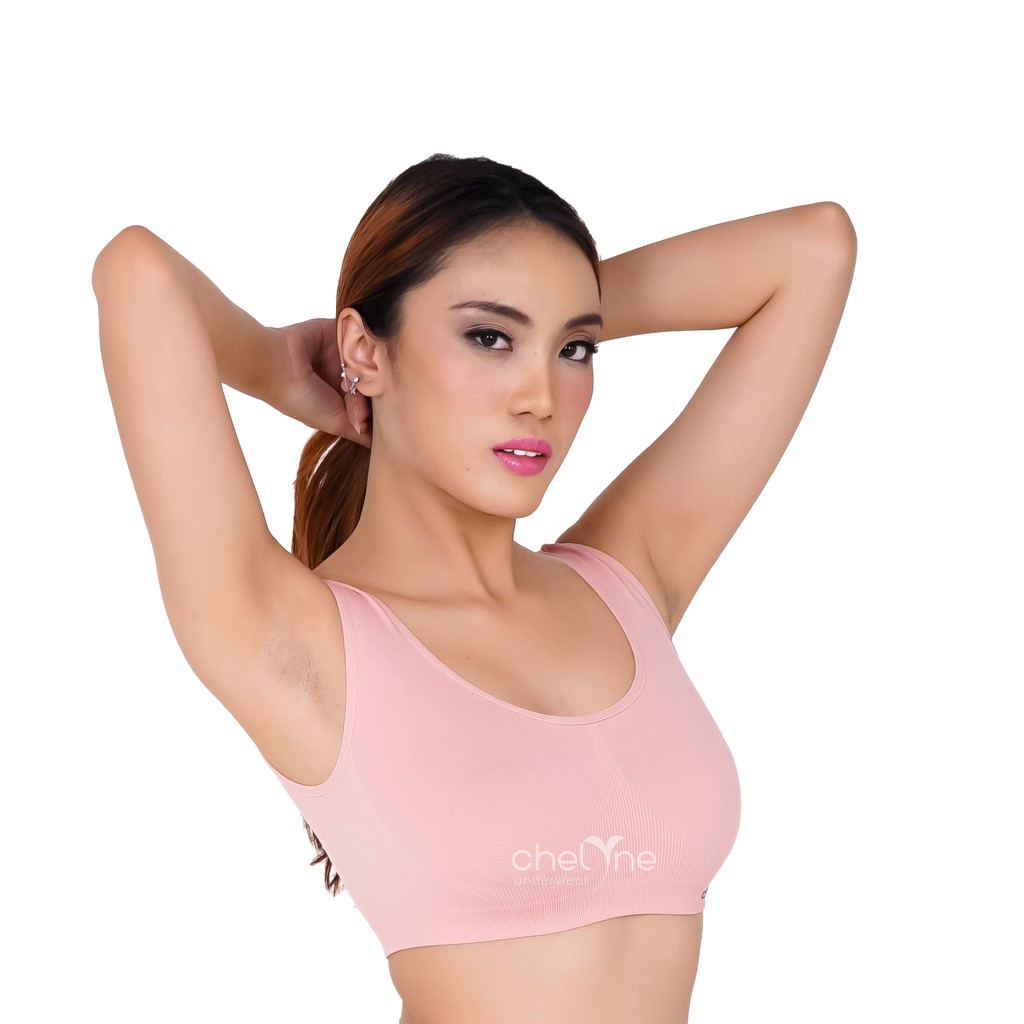 Miniset Chelyne Seamless Rajut Tanpa Busa X7038 Bra Remaja