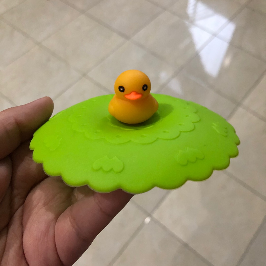 Tutup Gelas Cangkir Silicone Cute Animal Cantik Souvenir Mug Lid