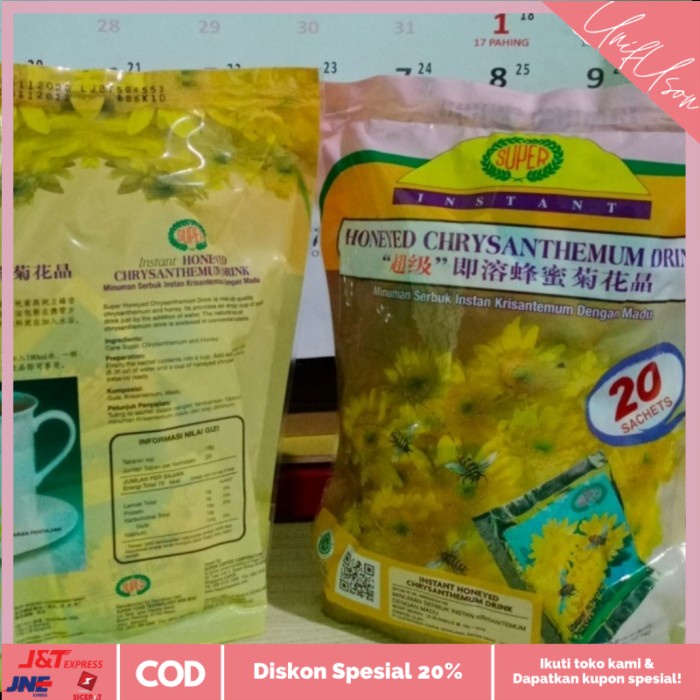 

⭐COD⭐ Teh Kembang Sachet Super Instant Honeyde Chrysanthemum Yeh / kak hue