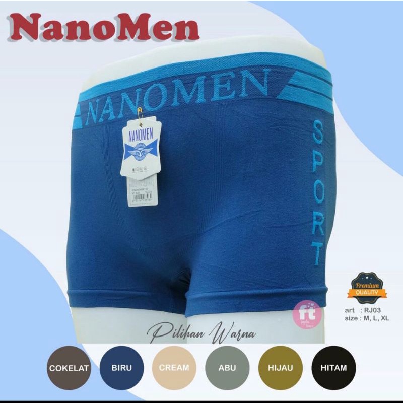 MADELON - Celana Dalam Boxer Pria Madelon Bahan Katun Rajut -  Nanomen