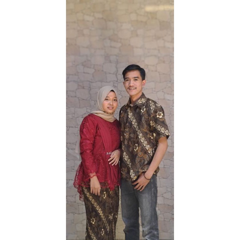 kebaya couple/ batik couple/ baju lamaran