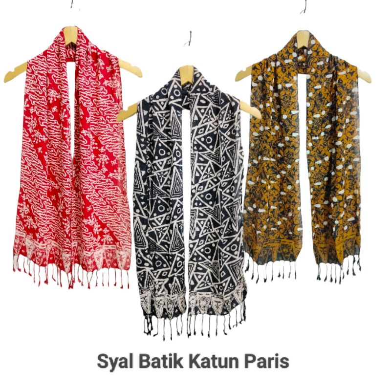 Syal  Batik Paris Scarf Leher