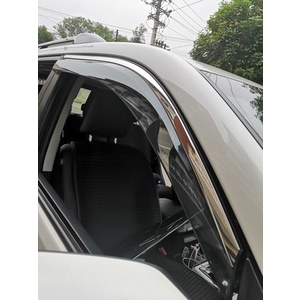 1 Set Visor Pelindung Jendela Mobil Toyota Prado 150 J150 Bahan ABS 2010-2021