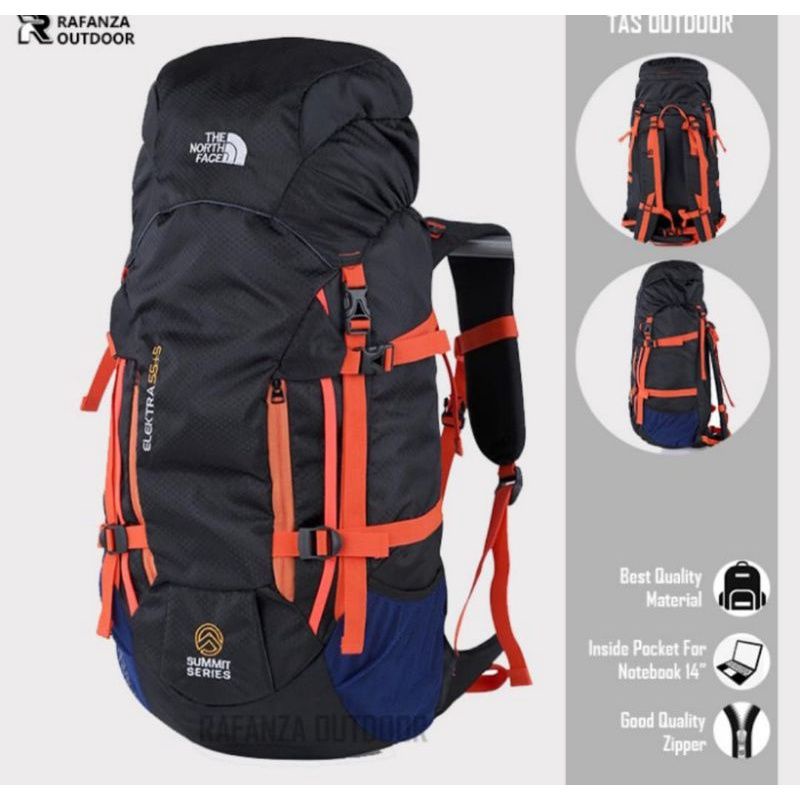 Termurah Tas Gunung TNf Elextra 50L # Tas Hiking Tas Outdoor