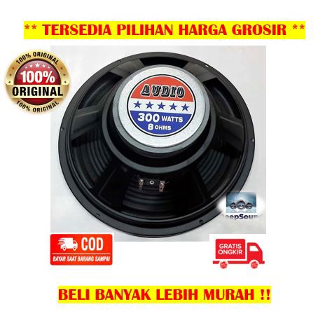 AUDIO Speaker 12 Inch Daya 300 Watt Woofer ASLI