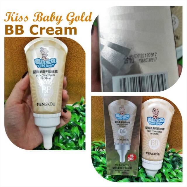 BB CREAM KISS BABY GOLD / BB CREAM MENGKOU BABY GOLD