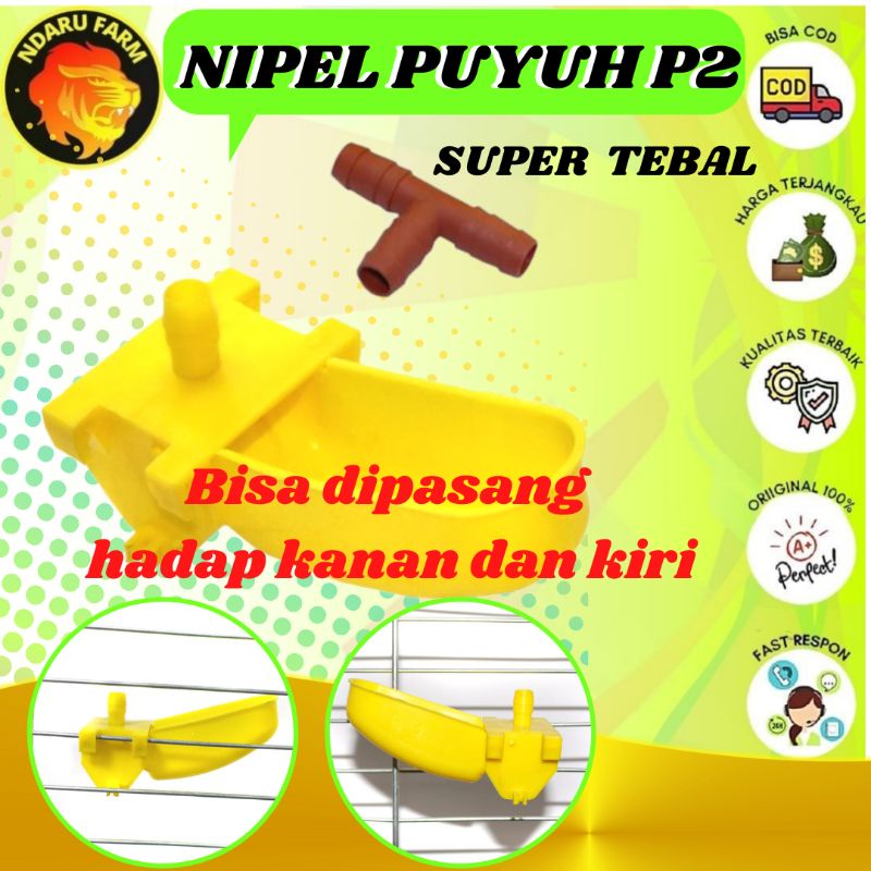 Nipel Nipple Nepel P2 tempat minum otomatis Ayam Puyuh NDARUFRAM