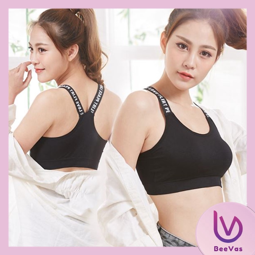 BV.ID BR015 BH SPORT BRA PUSH UP GYM FITNESS SENAM ZUMBA JOGING YOGA PAKAIAN DALAM OLAHRAGA COD