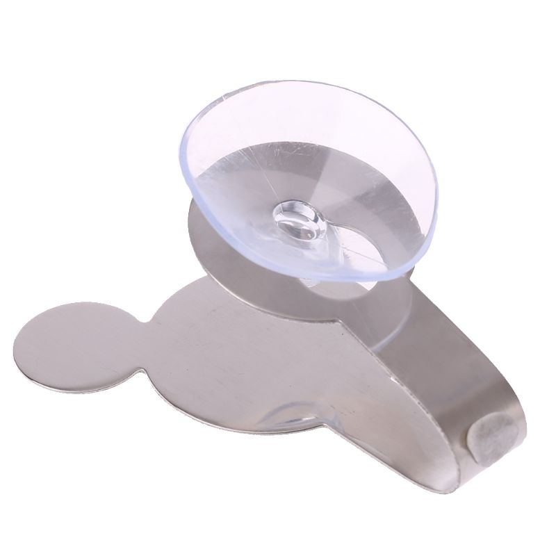 Zzz Mouse Stainless Steel Untuk Palm Style Wall Sucker Hook Holder Gantungan Dapur Mandi