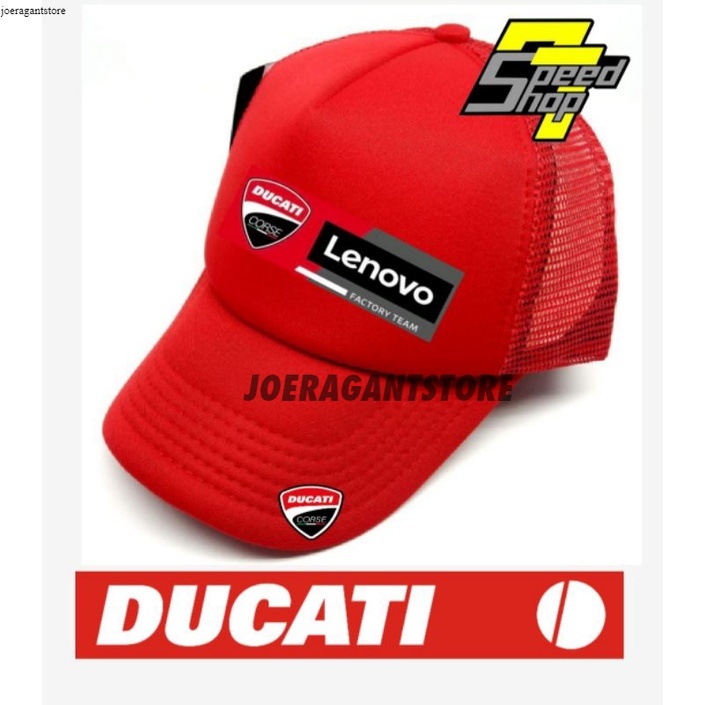 Topi Disto / Topi Jaring Racing / Topi Moto Gp / Topi Ducati Corse JS