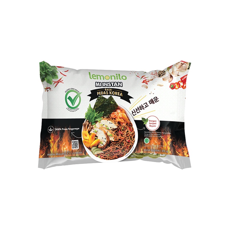 Lemonilo Mi Goreng 70 Gram Lemonilo Mie Instant Sehat mie goreng 70gr - Mie Organik / Lemonilo Mie