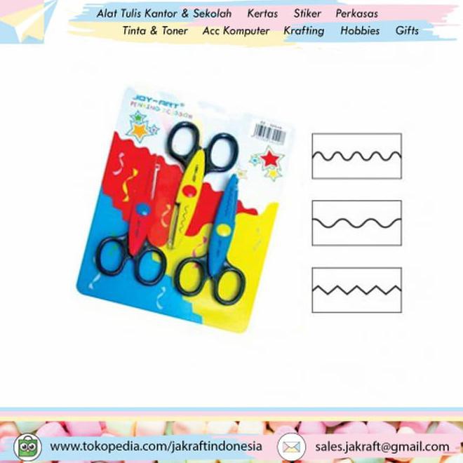 

Gunting Kertas Kado Prakarya Zigzag Gerigi Gelombang Joy Art Zz-525Ja Best Seller