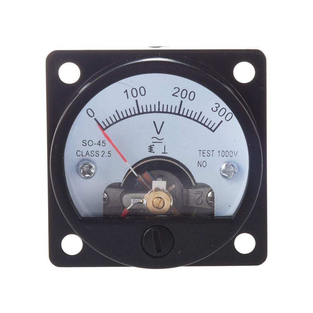 Nickolas1 Voltmeter Pointer Type High Quality Current Voltmeter Pengukur Tegangan Meter Analog Dial Bulat AC Voltage Volt Tester