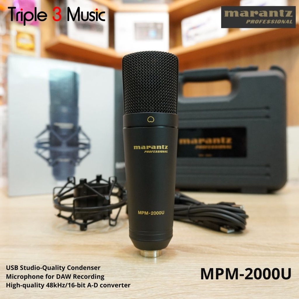 Marantz MPM 2000U Large Diaphragm Microphone Mic USB