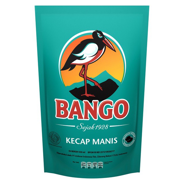 

Bango Kecap Manis Kemasan Pouch Refill 550 ml