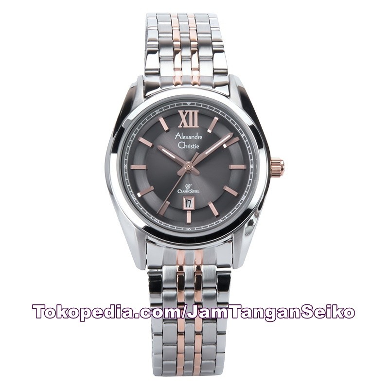 Jam Tangan Wanita Alexandre Christie AC 8501 LD BTRGR Stainless Steel