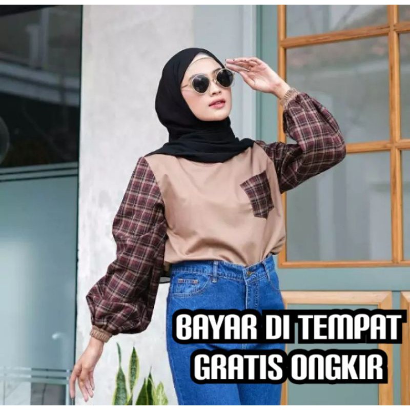 GS - BLOUSE LOVA//FASHION WANITA