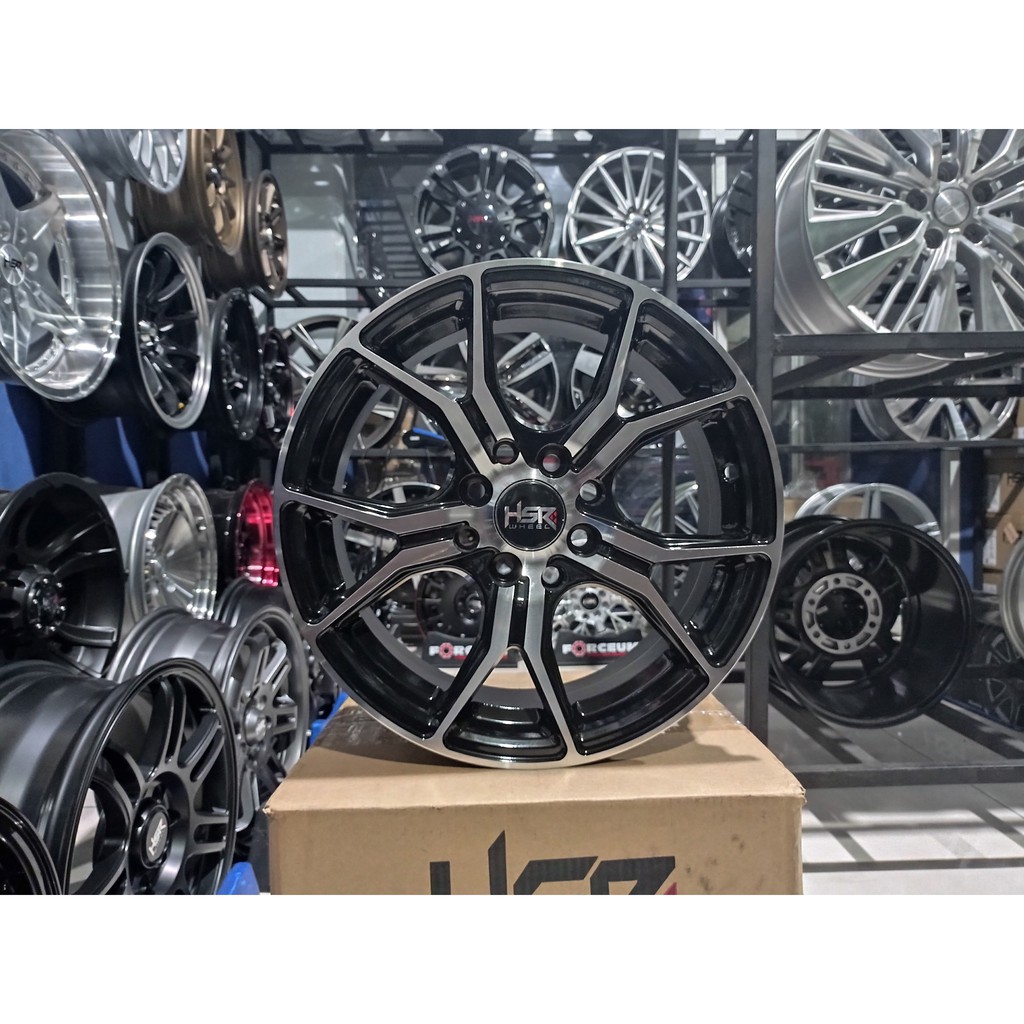 Velg Mobil Racing HSR VOODOO Ring 15 baut 4 untuk ignis yaris datsun