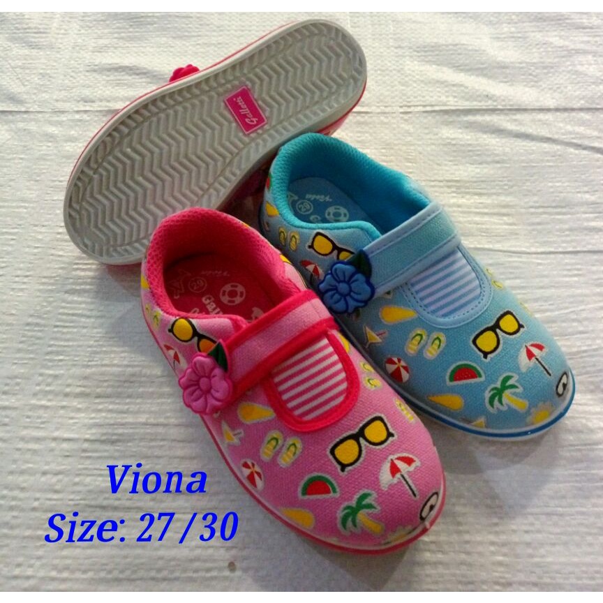 GALLETTI VIONA - 22-30 sepatu anak cewek lucu warna pink biru ungu -galletti viona