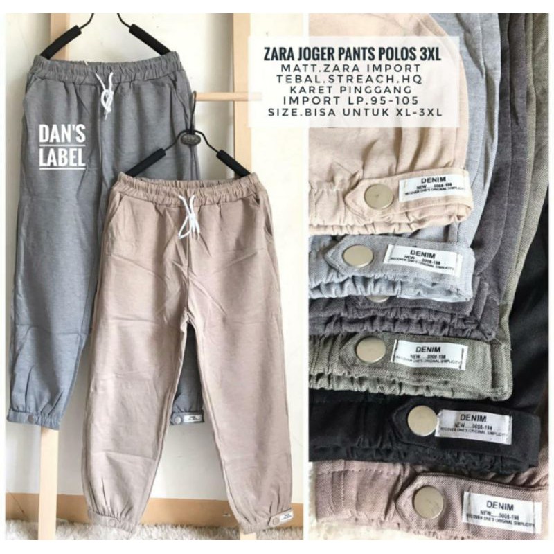 ZARA JOGER PANTS POLOS BY DANS LABEL