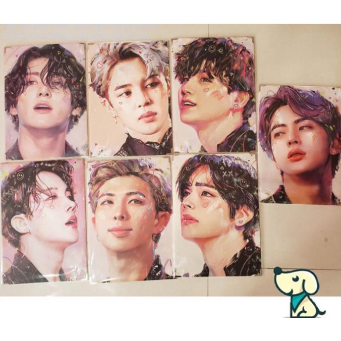 EDISI KHUSUS BTS - DIY Paint by Numbers Kit: BTS | Painting Kit |