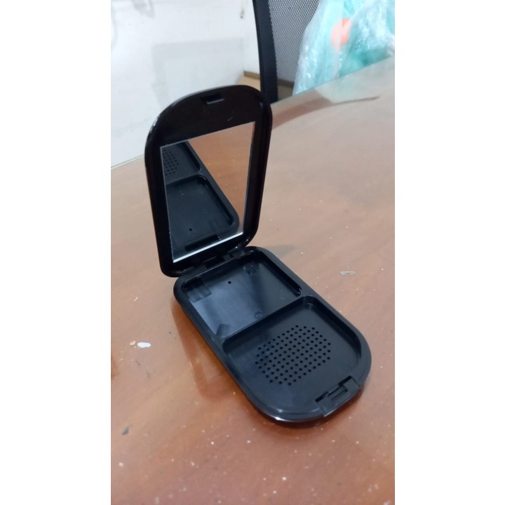Pot Bedak Padat TWC Warna Black/Tempat/Wadah/Kemasan kosong Kosmetik