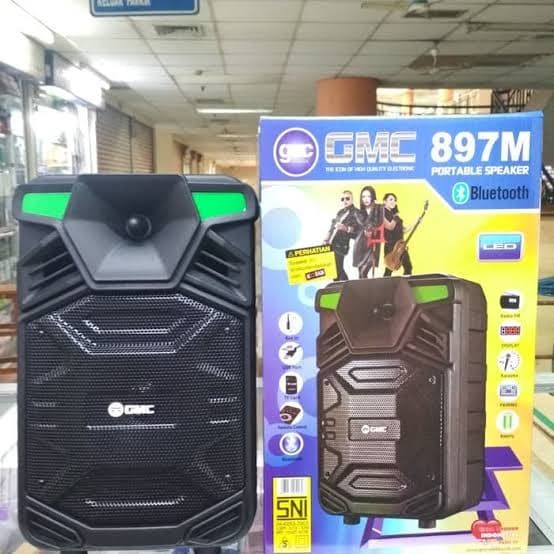 GMC 897M Speaker Bluetooth ( 8 Inch )