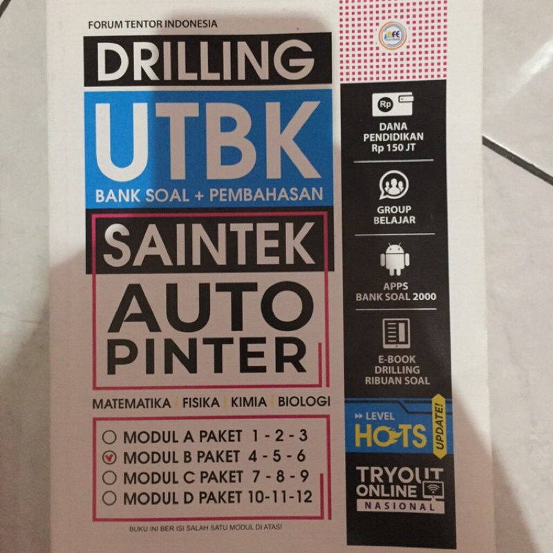 Buku drilling utbk 2021 saintek
