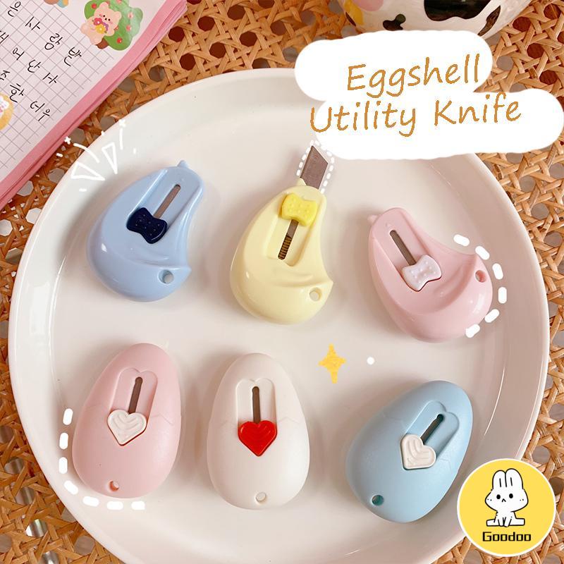 Cute Mini Portable Small Utility Knife Alat Perlengkapan Seni Siswa -Doo