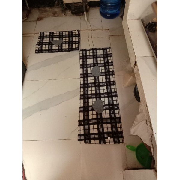 Keset Kaki Dapur Set Bulu Tebal 2 In 1(Satu set) Uk 35×55 35×110/Keset Dapur Murah